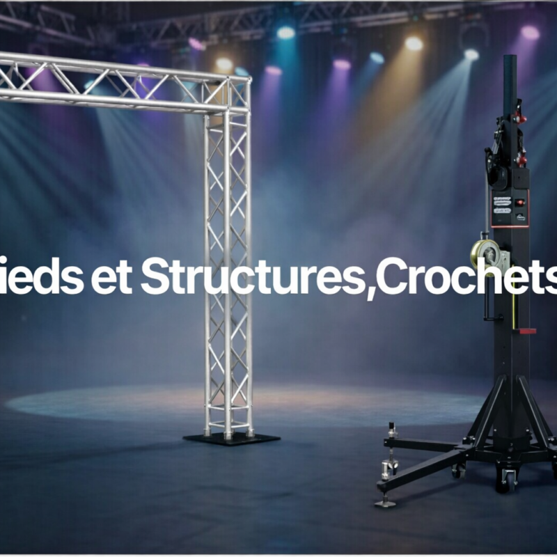 Pied,Structures et crochets